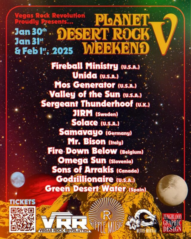 Vegas Rock Revolution Planet Desert Rock Weekend V - Full Poster