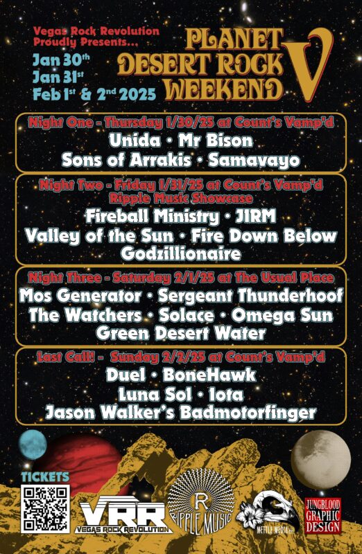 Vegas Rock Revolution's Planet Desert Rock Weekend V - Full Poster